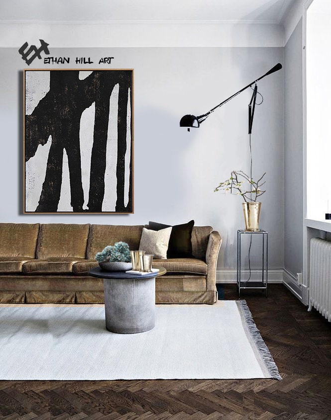 Mid Century Modern Art Living Room Art Decor Large Wall Art. Etsy