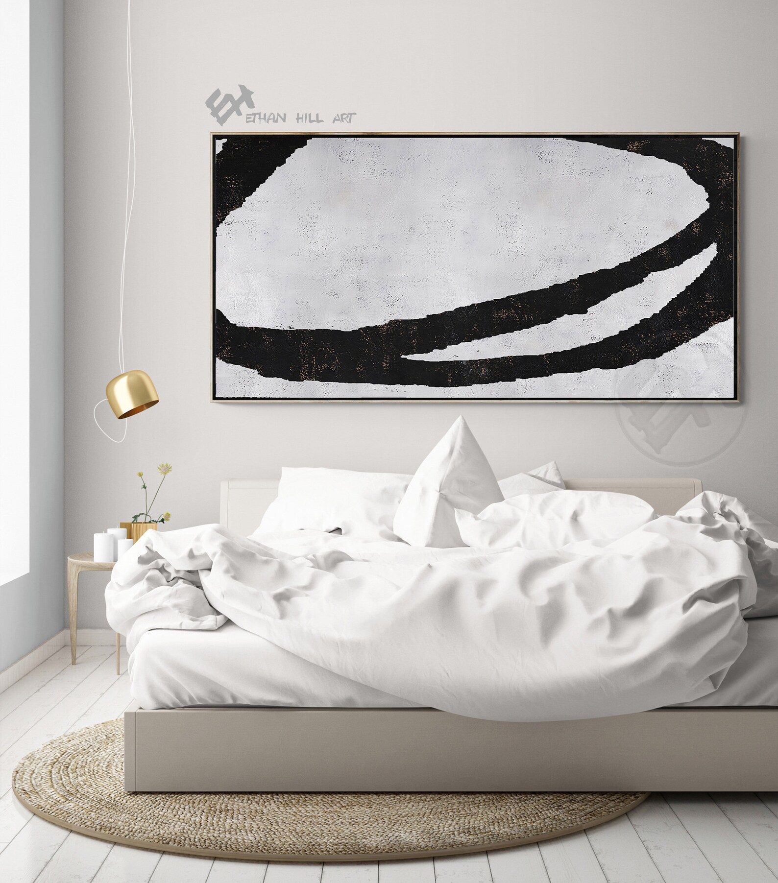 Picture of Large Geometric Art Geometrical Painting Canvas Wall Art - Etsy