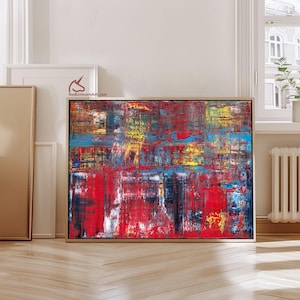 Oversized Giclée Canvas Print. Fine Art Canvas Art Print. Modern Home Decor | &quot;A Neon Night&quot; by Doug H.Deng