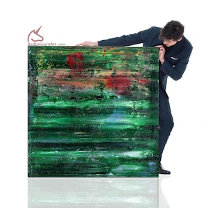 Bold Expressionist Giclée Canvas Print | Large Modern Interior Wall Art