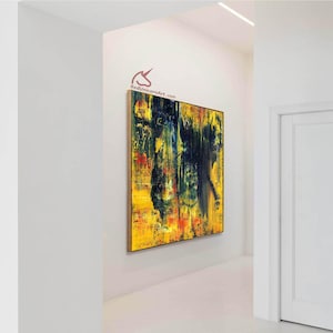 Abstract Expressionist Giclée Canvas Print | Large Contemporary Wall Art