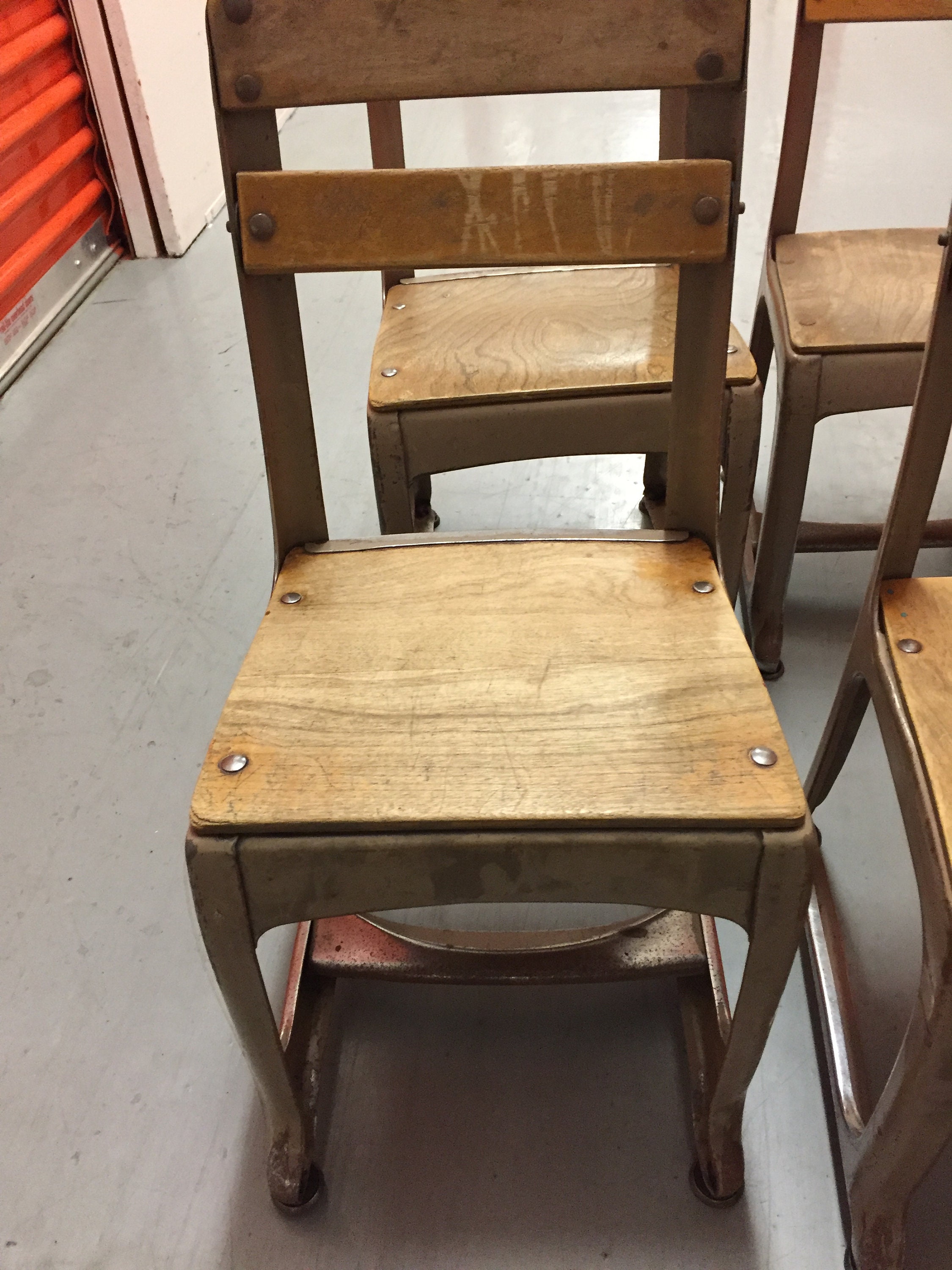 Vintage Kindergarten School Chairs Etsy