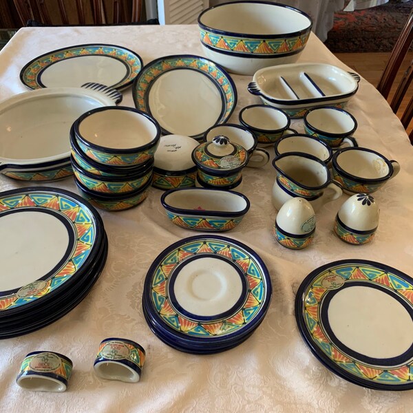 Mexican Dinnerware Set Etsy