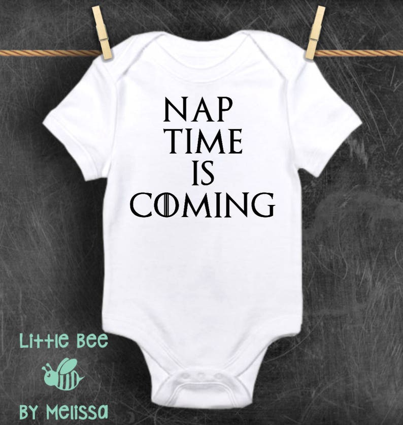 Game of thrones GOT Nap time is coming Baby boy Baby image 1