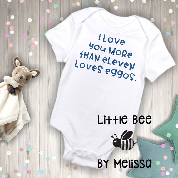 stranger things baby onesie