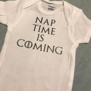 Game of thrones GOT Nap time is coming Baby boy Baby image 2