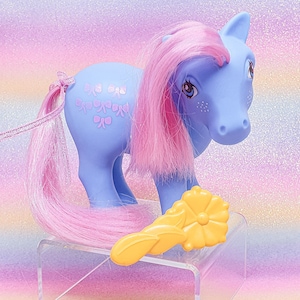 My Little Pony / Bowtie / Nirvana Italy / MLP G1 / 1983 / hasbro vintage toy / Mio Mini Pony Timmy / earth pony