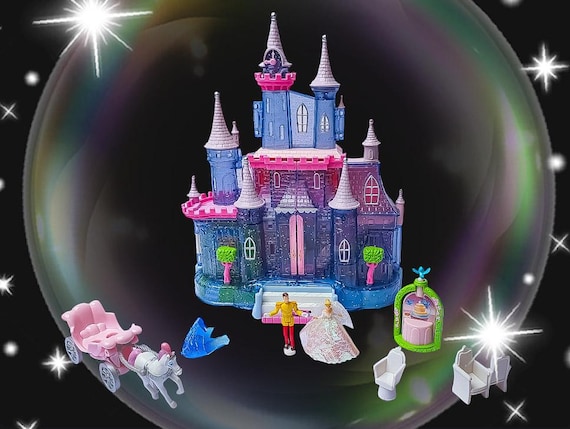 Disney Vintage Toy Princess Cinderella Crystal Castle 100