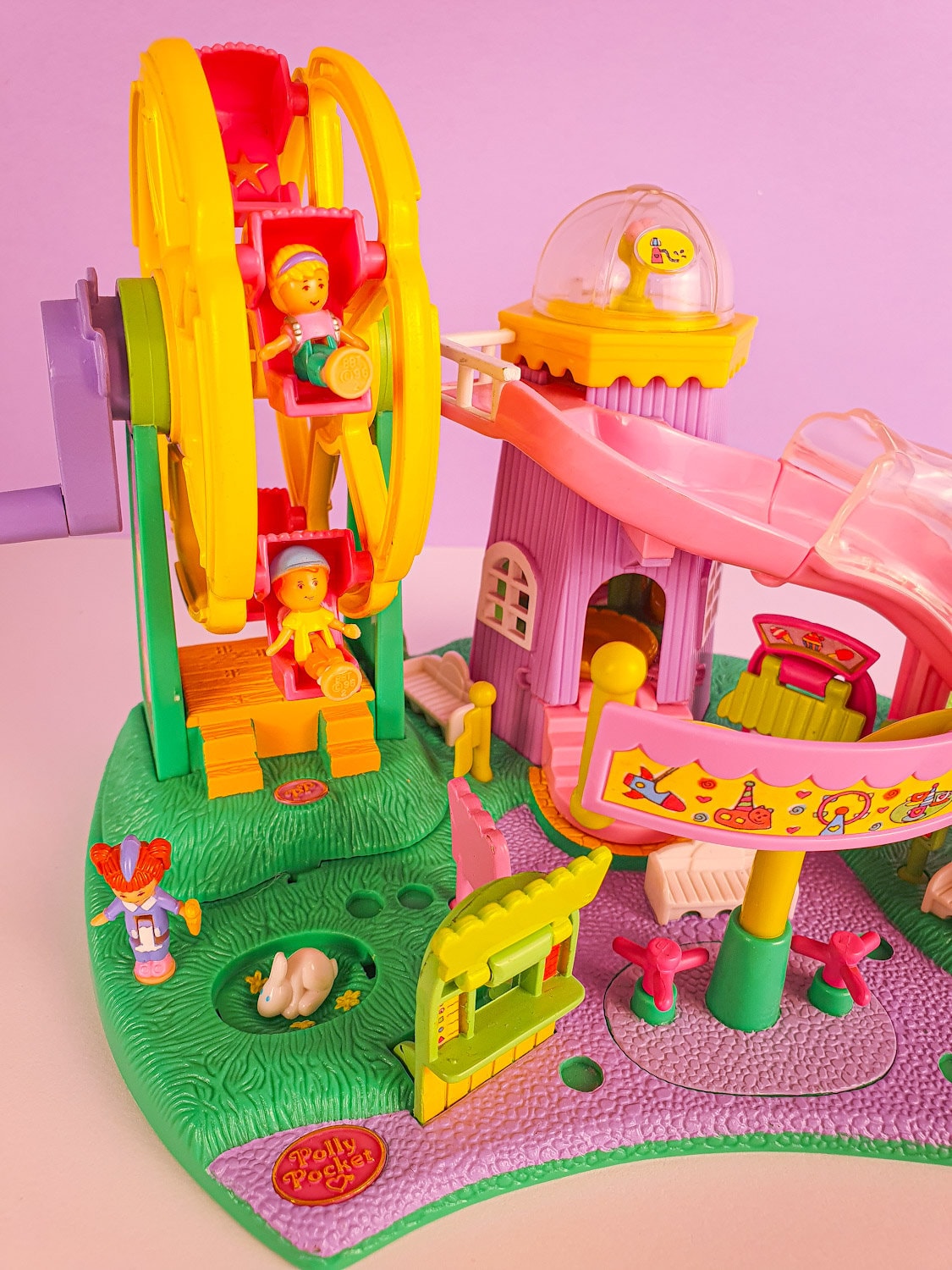 VINTAGE POLLY POCKET Fun Fair Rides 'n Surprises Plus Happy Flyers