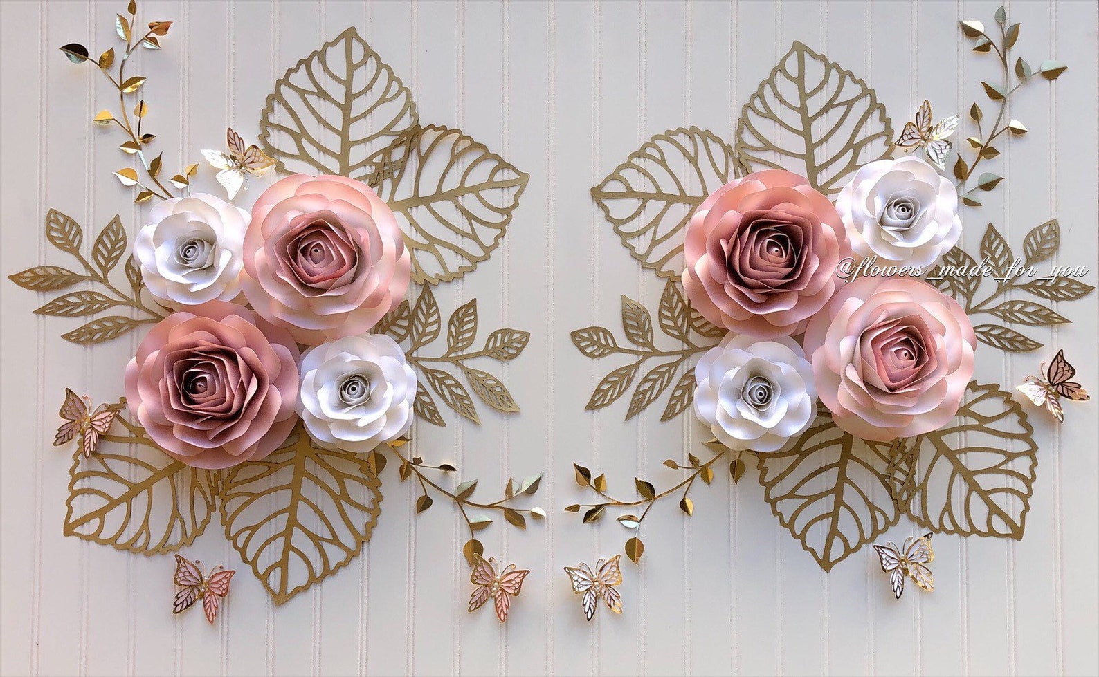 Nursery Floral Decor Nursery Floral Wall Nursery Decor Etsy