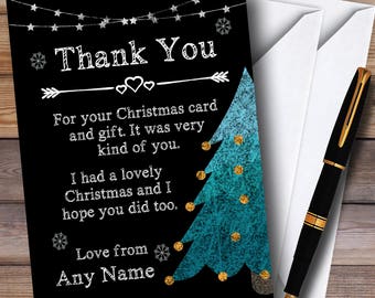 Christmas thank you | Etsy