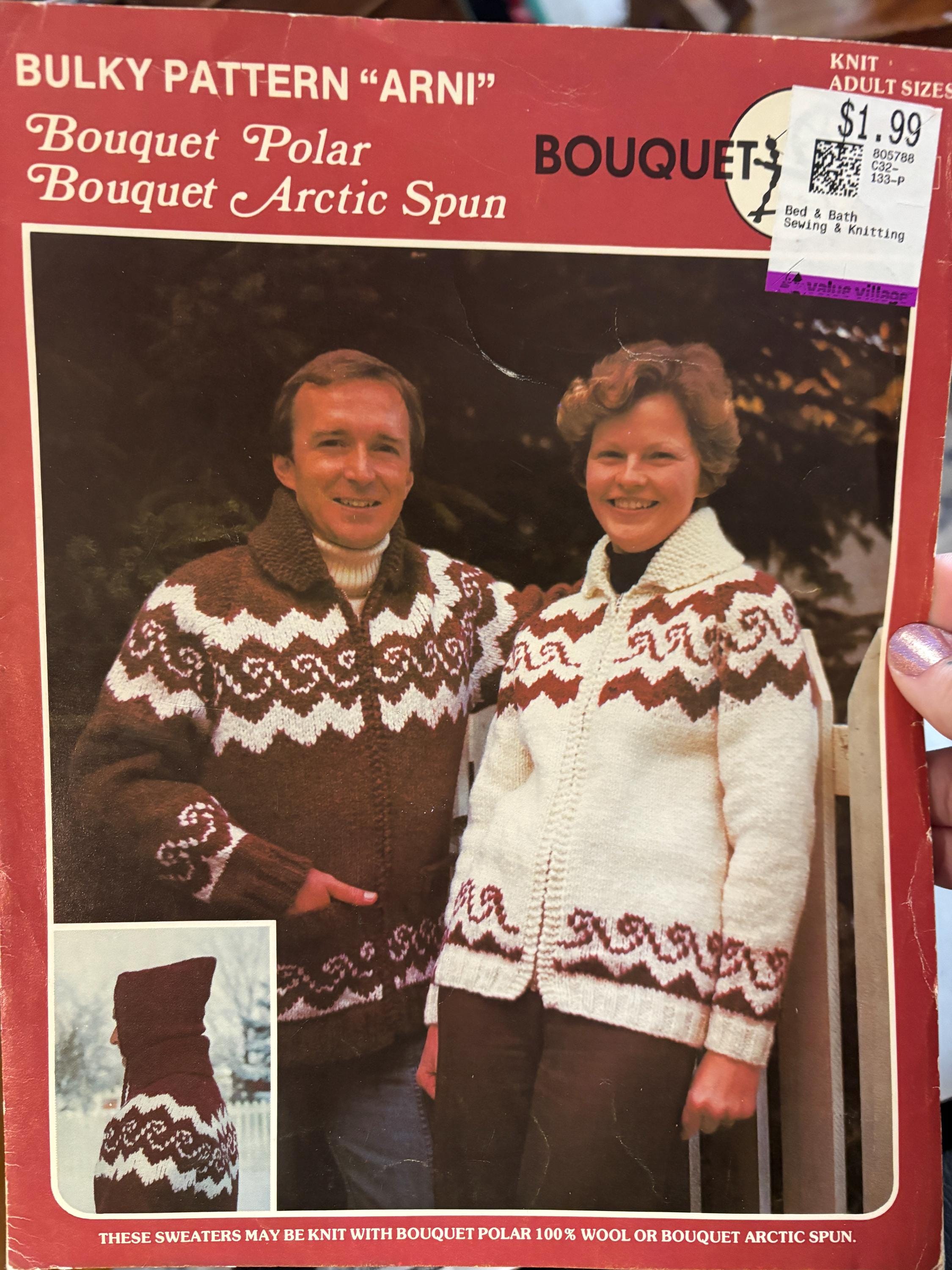 Arni Zip-up Sweater Pattern | Icelandic Vintage Style | Project Hail ...