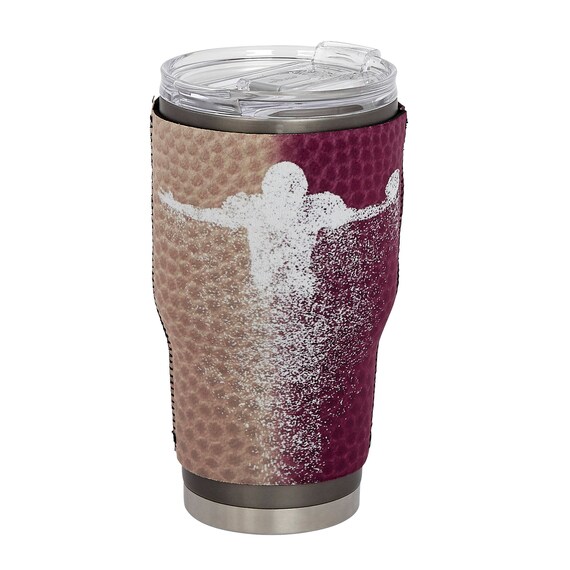 maroon yeti tumbler
