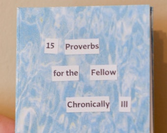 15 Chronic Illness Proverbs mini zine