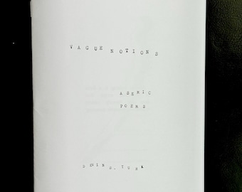 VAGUE NOTIONS: asemic poems art zine