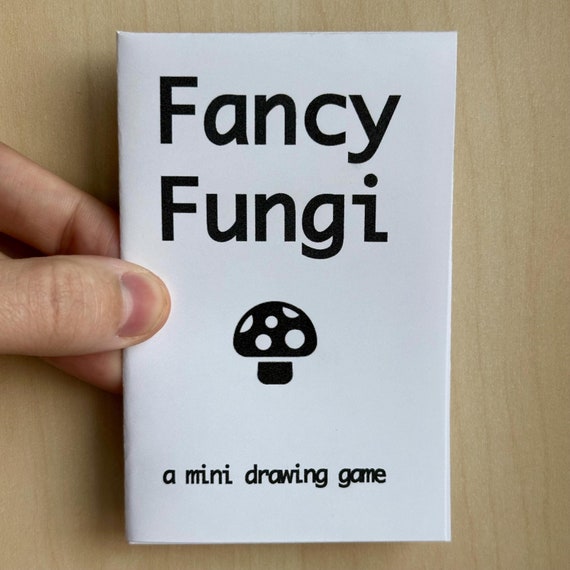 Fancy Fungi: a mini drawing game zine