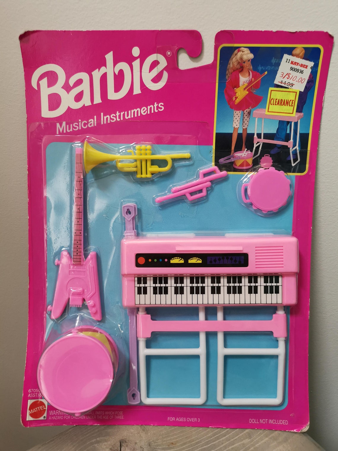Vintage Barbie Musical Instruments Playset 67050 1993 Etsy