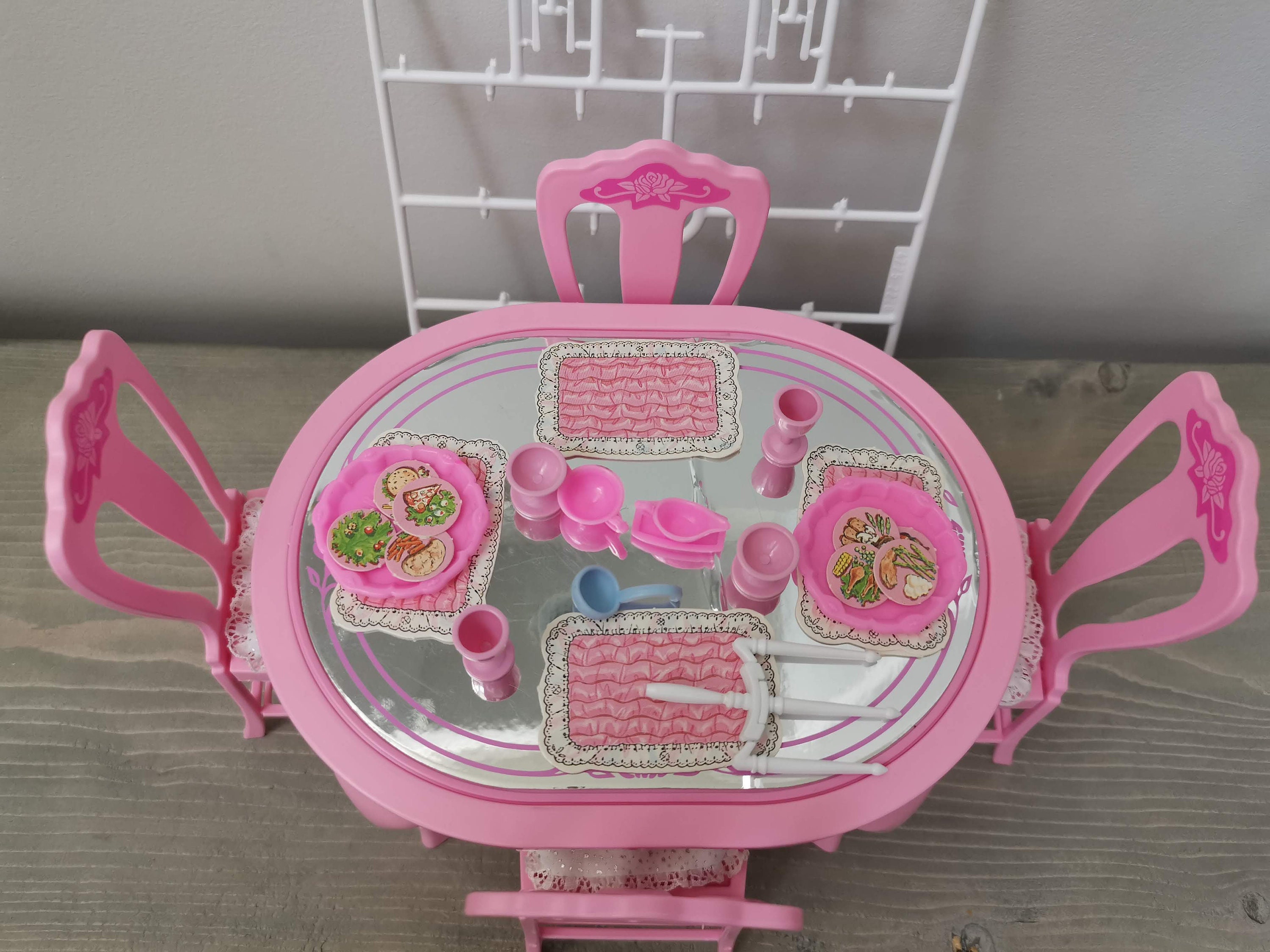 Vintage Barbie Living Pretty Esstisch & Stühle 4775 1987 | Etsy