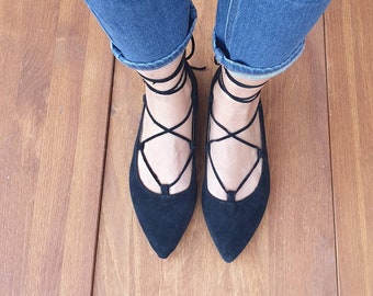 ballet shoes lace up