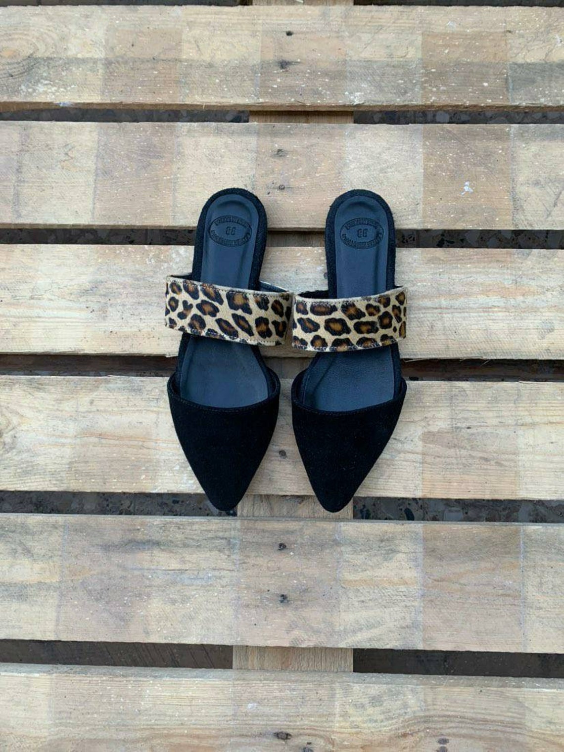 suede mules womens