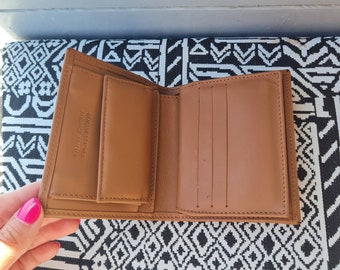 Cartera de cuero griego hecha a mano para hombre en múltiples colores, ranura para tarjetas con transparencia, 8 tarjeteros, estuche para monedas, regalo del día del padre