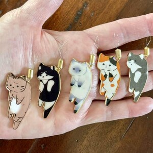 KITTY CAT Needle Threader - Magnetic Enameled - Choose your color! image 1