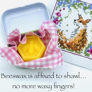 Beeswax Thread Conditioner in Storage Tin - by NeedleJoy!