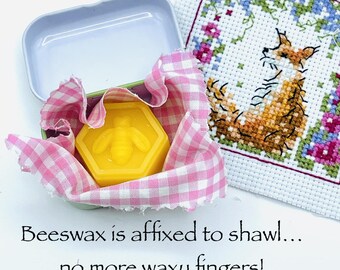 Beeswax Thread Conditioner in Storage Tin - by NeedleJoy!