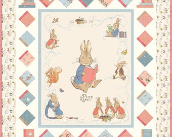 PETER RABBIT Book Adventures - kit de courtepointe (et livre aussi !) par Riley Blake Designs - livraison gratuite !
