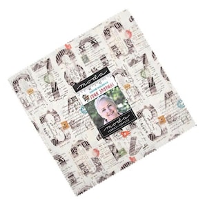 OOP DISCONTINUED! &quot;Junk Journal&quot; - Layer Cake by Cathe Holden for Moda - 42 10-inch squares