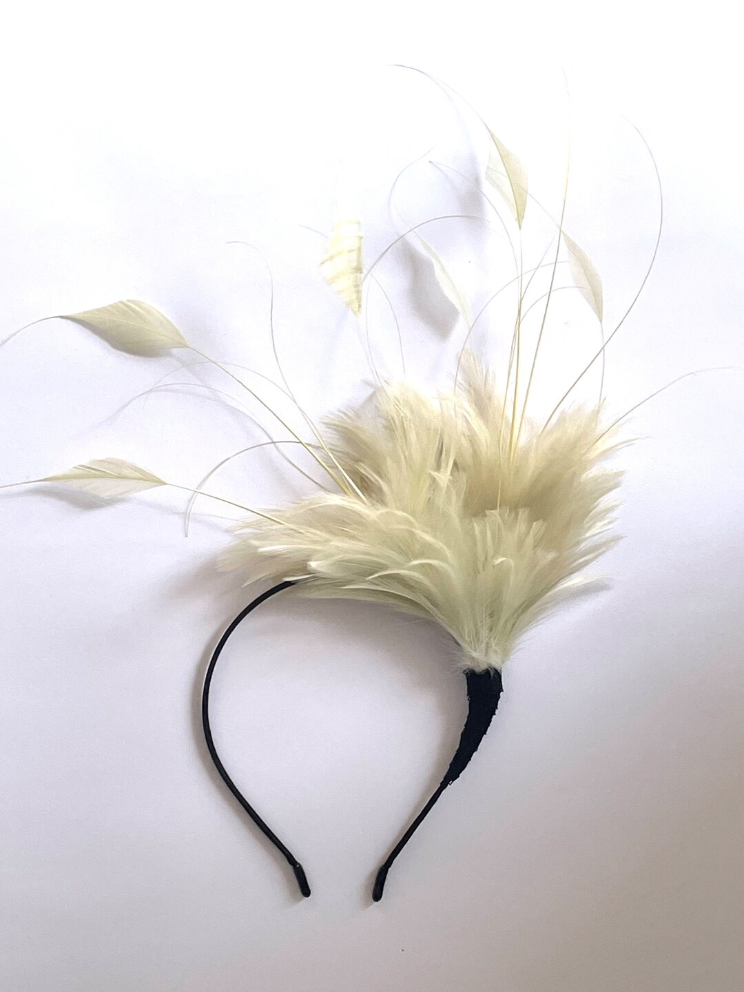 Sage Green Feather Fascinator Sage Green Wedding Fascinator Etsy UK