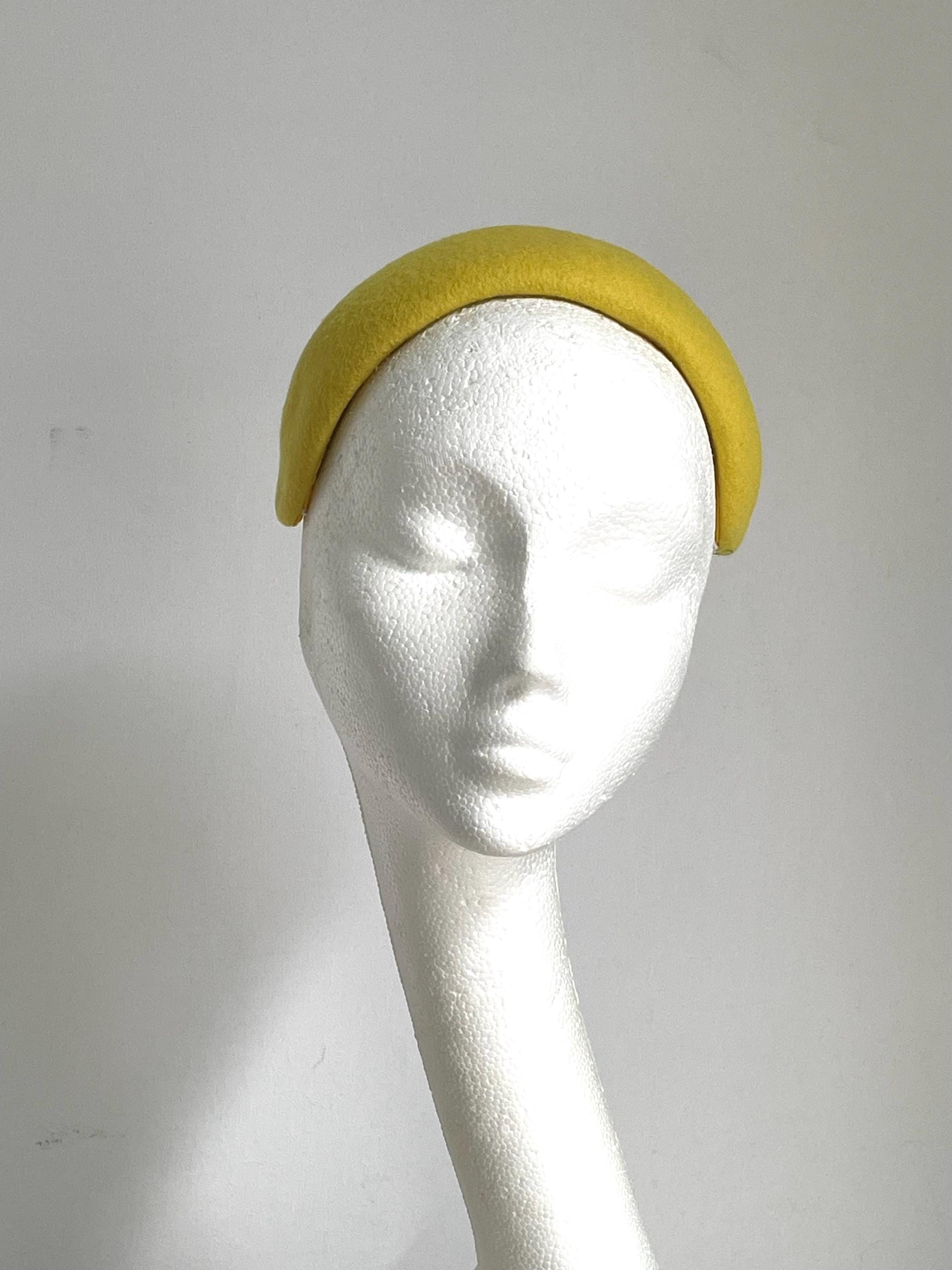 vintage 60s hat mustard yellow velvet cloche pillbox flapper fold cap Mustard Pillbox Hat - Etsy main image 3