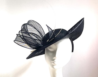 Schwarz weißer Fascinator Hut, schwarz weißer Fascinator Hut, schwarz weißer Fascinator Hut, schwarz weißer Fascinator Hut