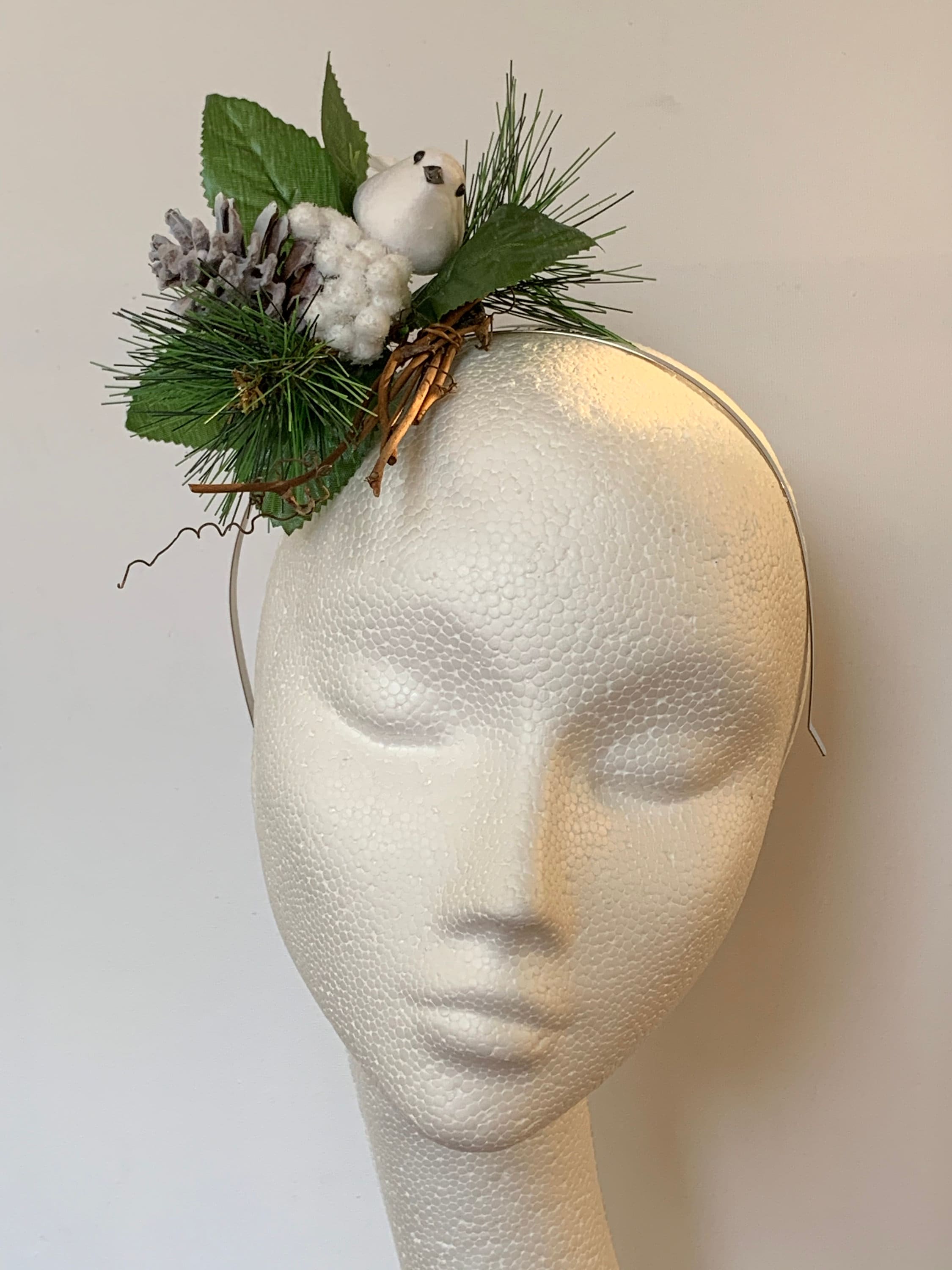 Bird Fascinator Christmas Hat 
