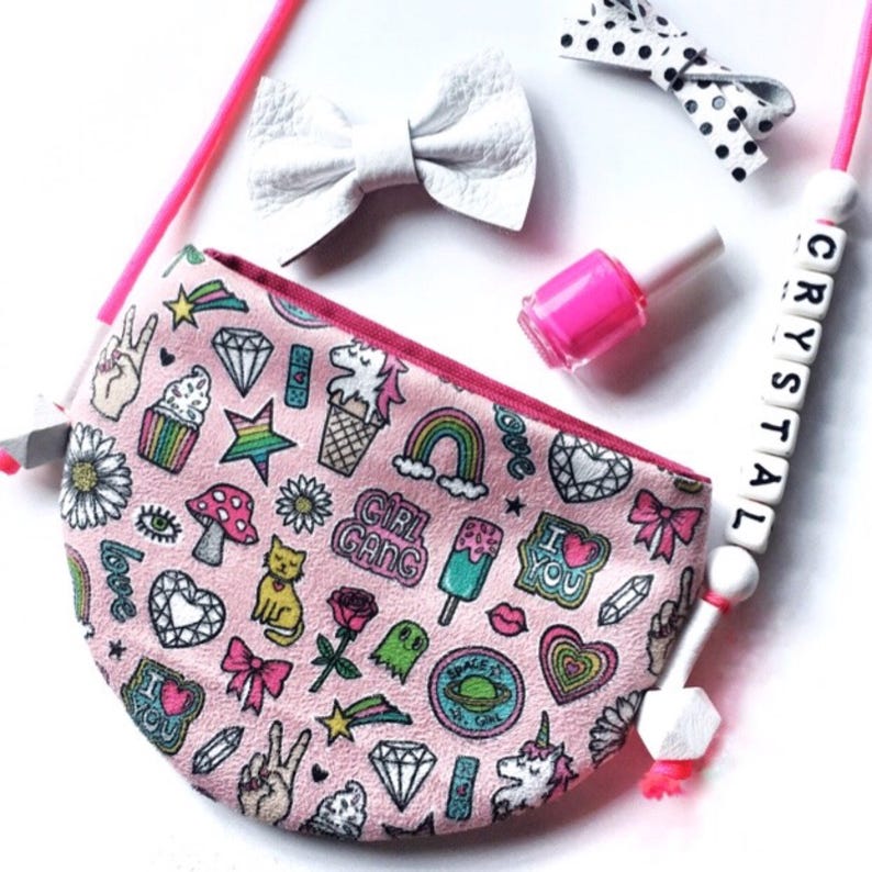 personalized girls purse