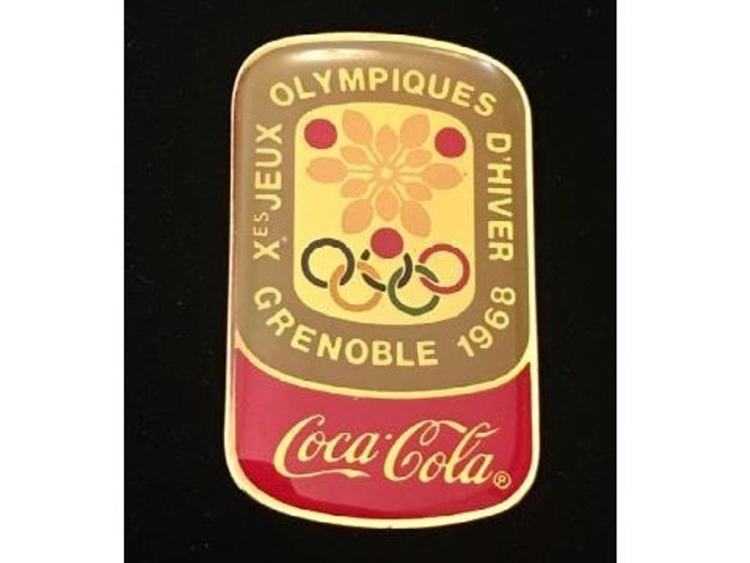 Superbe badge J.O. GRENOBLE PRESSE - Collection