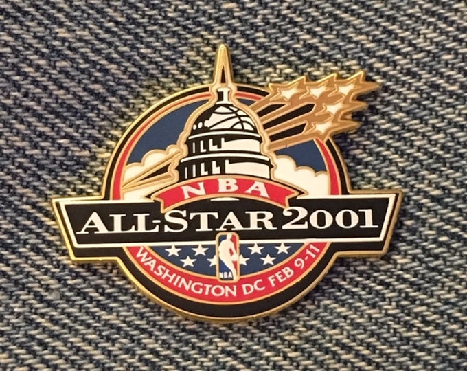 2001 NBA All Star Weekend Pin ~ Washington, DC