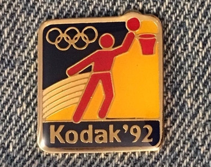 Basketball Olympic Pin ~ '92 Dream Team ~ 1992 Barcelona ~ Sponsor Kodak
