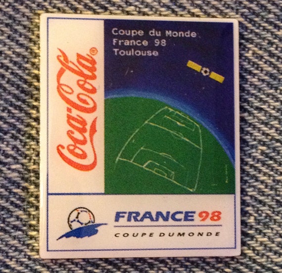 Lot of 7 World Cup Soccer ~ Football Pins ~ 1998 ~ Stadium Cities