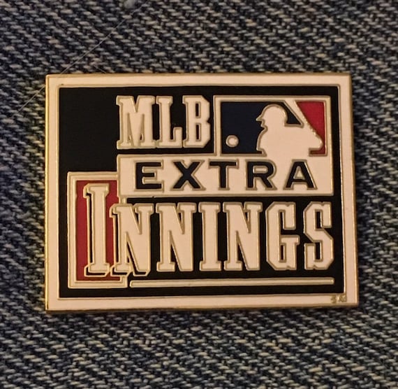 MLB Extra Innings Logo Lapel Pin ~ Peter David ~ Major League