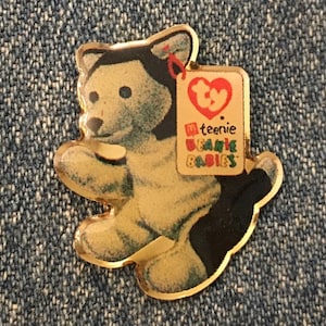 McDonald&#39;s ty teenie BEANIE BABIES Crew Lapel Pin ~ Nook the Husky ~ 1999 Vintage