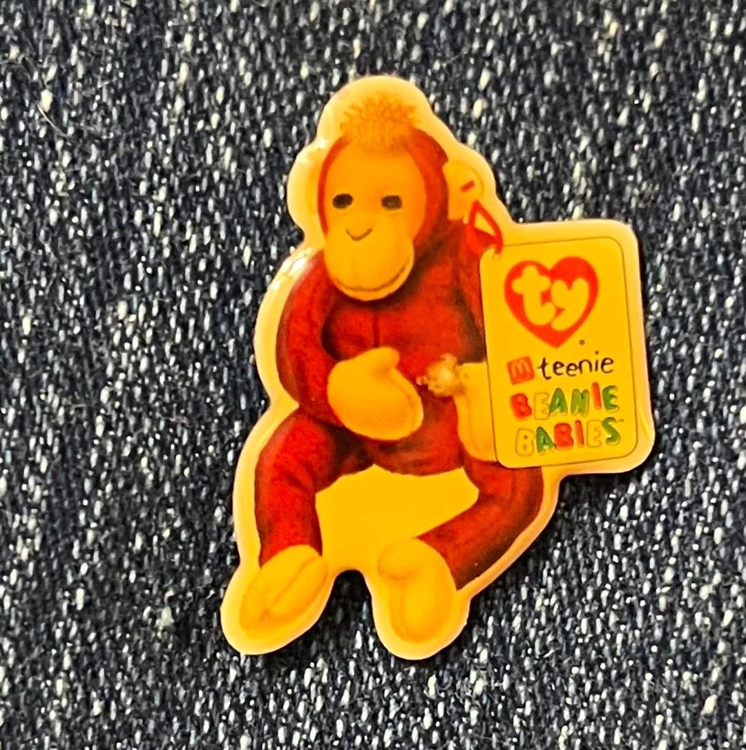 Sweetheart the Orangutan ~ Mcdonald's Ty Teenie Beanie Babies Crew