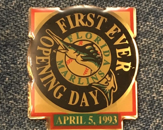 Florida Marlins Lapel Pin ~ MLB ~ Opening Day ~ April 5, 1993