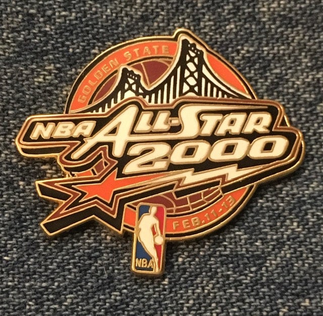 2000 All Star Weekend Pin NBA Oakland Arena Golden State -  India