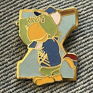 Baseball Lapel Pin ~ 1987 Pan Am Games in Indianapolis ~ Maskottchen Amigo der grüne Papagei ~ Indianapolis