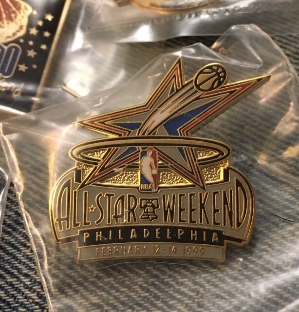 NBA AllStar Weekend Pin Set Lot of 7 NBA Basketball Collection