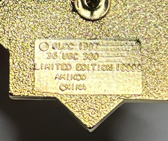 2002 SLC Olympic Pin With Bid Logo ~ Salt Lake City ~ Vintage
