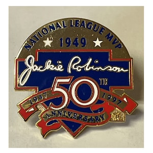 Jackie Robinson basebollnål ~ Dodgers MLB ~ National League MVP ~ 1949