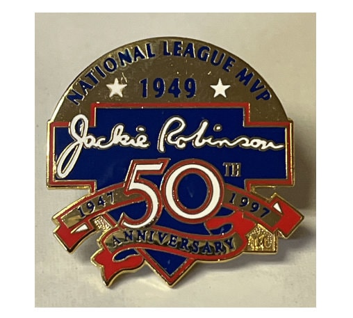 Jackie Robinson Baseball Pin ~ Dodgers MLB ~ National League MVP