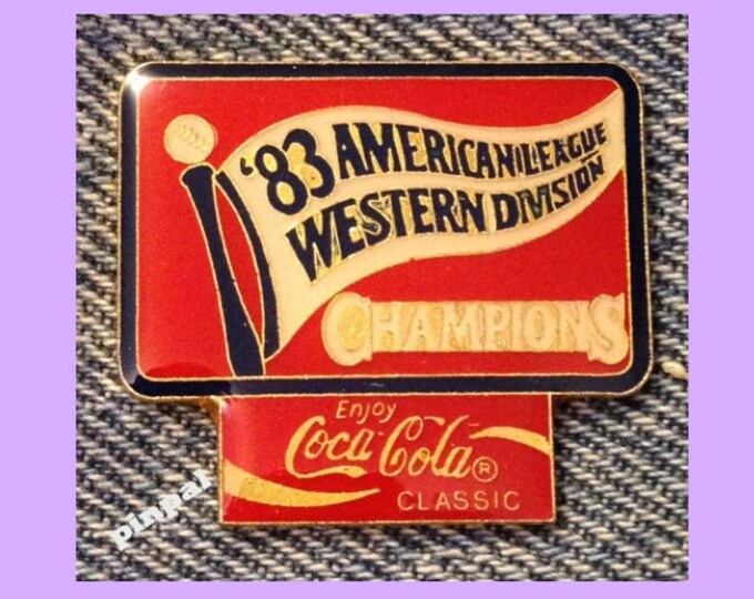 1983 American League Western Division Champions~White Sox~MLB~Baseball~Coca Cola